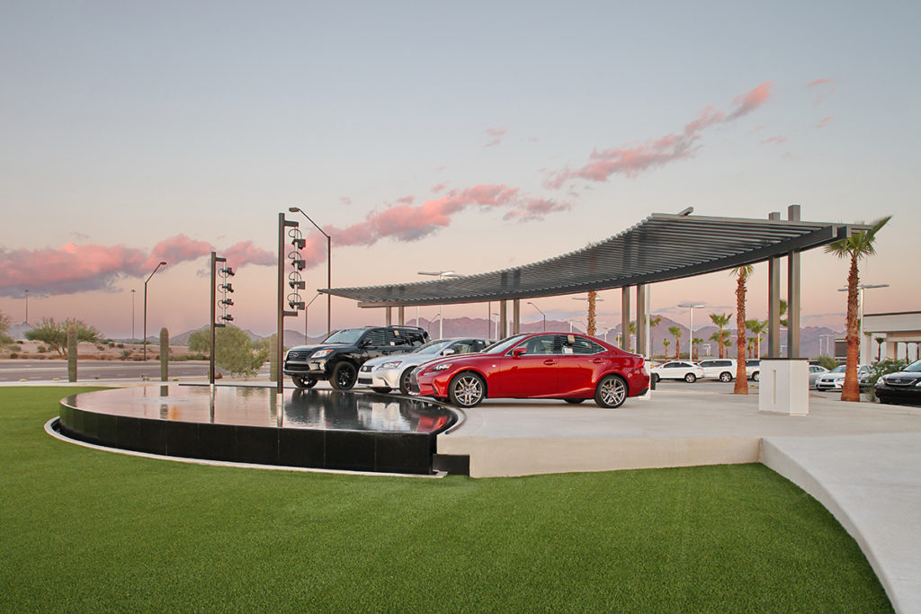 Bell Lexus Scottsdale Car Display