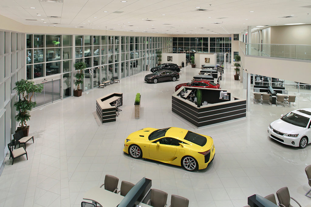 Bell Lexus Scottsdale Showroom Interior